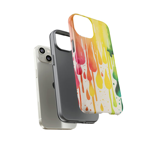 Rainbow Spring Showers - Impact Resistant Phone Case